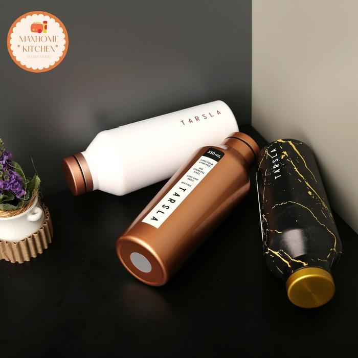 Botol Minum Termos TS-104 Tumbler Stainless 350Ml Vacuum Flask Silicone Steel