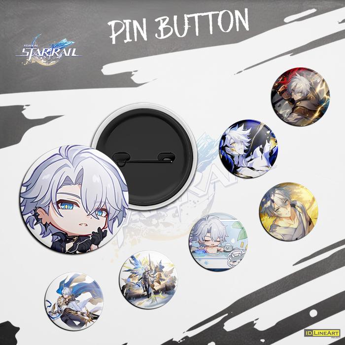 Pin Button KARAKTER PHAINON HONKAI STAR RAIL Souvenir Premium Waterproof 44mm