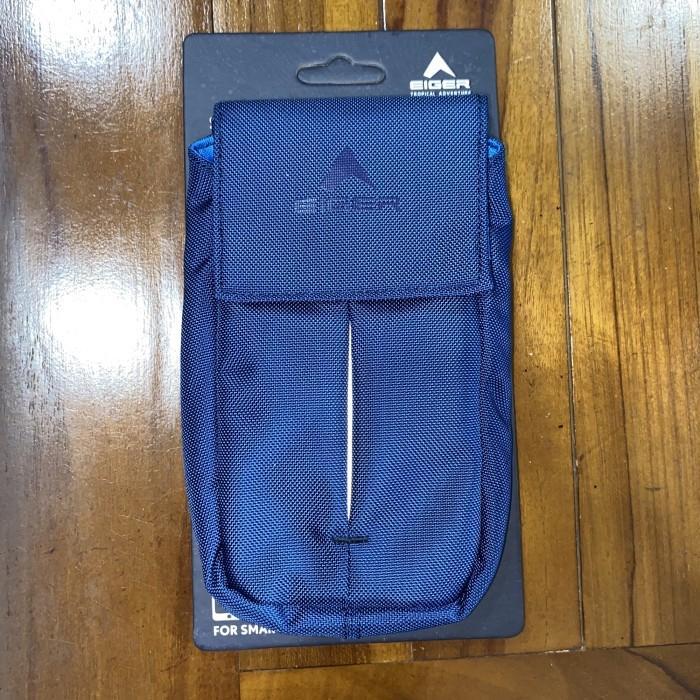Tas Hp Pinggang Eiger Graphon V.3 Smartphone Case Waist Bag 910003862 Navy Original