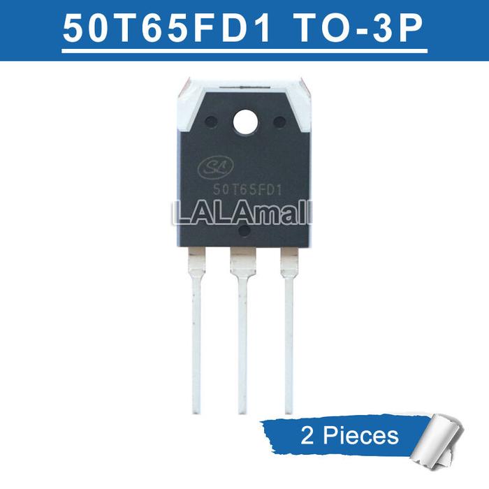 2Pcs Asli 50T65FD1 TO-3P SGT50T65FD1 SGT50T65FD1PN TO3P 50A/650V IGBT