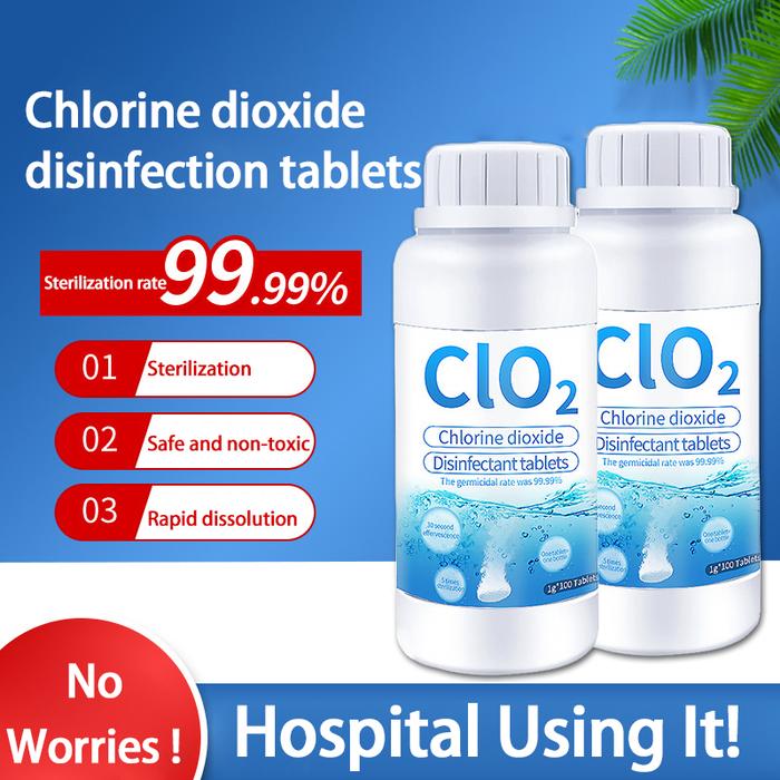 Healthy Chlorine Dioxide Tablet Clo2 Disinfection Chemical Auxiliary