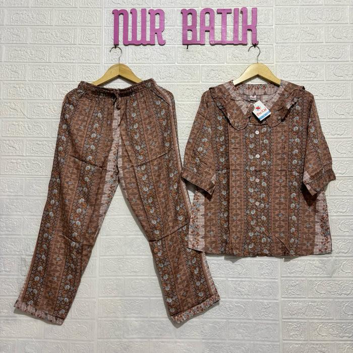 STELAN SIE LIE UKURAN DEWASA STANDAR, TANGAN PENDEK, T.¾, T.Panjang.Motif Bunga Cantik