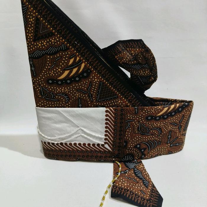 Topi Gotong berpayet Simalungun Pria Adat Batak Motif Batik Tradisional untuk Pengantin dan Acara Re