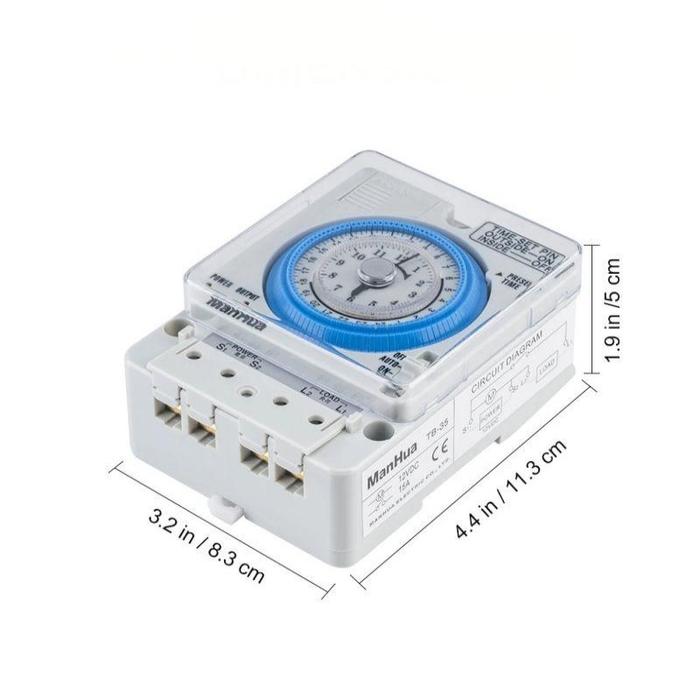 1Pcs Timer Switch Timer Switch Analog Switch Timer Switch Timer Otomatis Timer Timer Analog Timer An