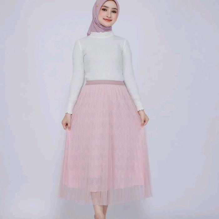Daffi hijab _ ISVARA SKIRT _ Rok tutu tile