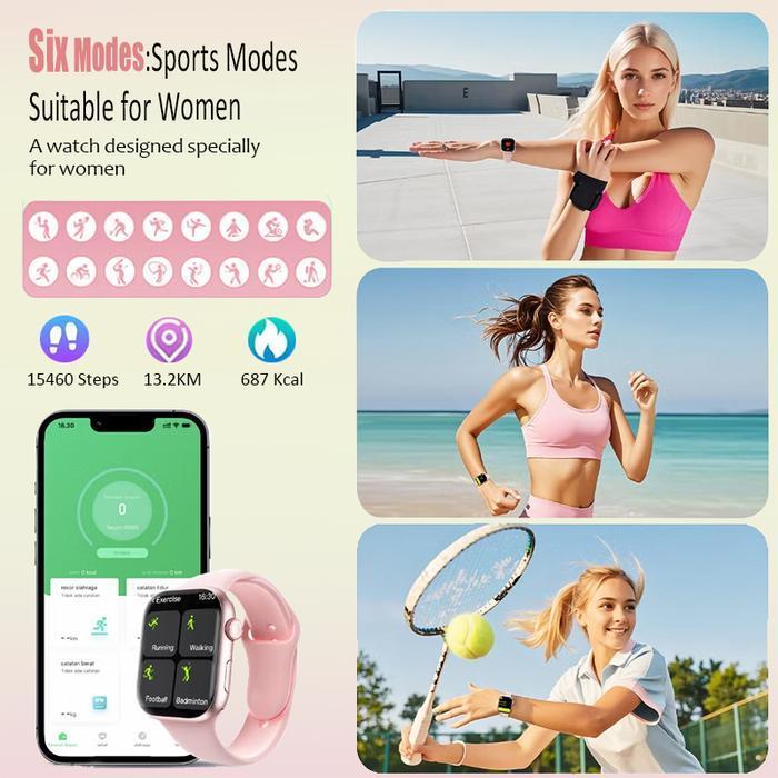 Buds Smartwatch T10 Mini Untuk Wanita – Jam Tangan Pintar Elegan Berkualitas Tinggi | Hadiah Romanti