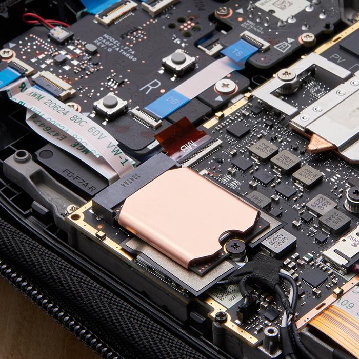 Copper Heat Cooler Radiator with Thermal Silicone Pad SSD Cooler Game