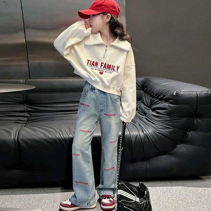 Setelan jaket oversize celana BAL EN Fashion