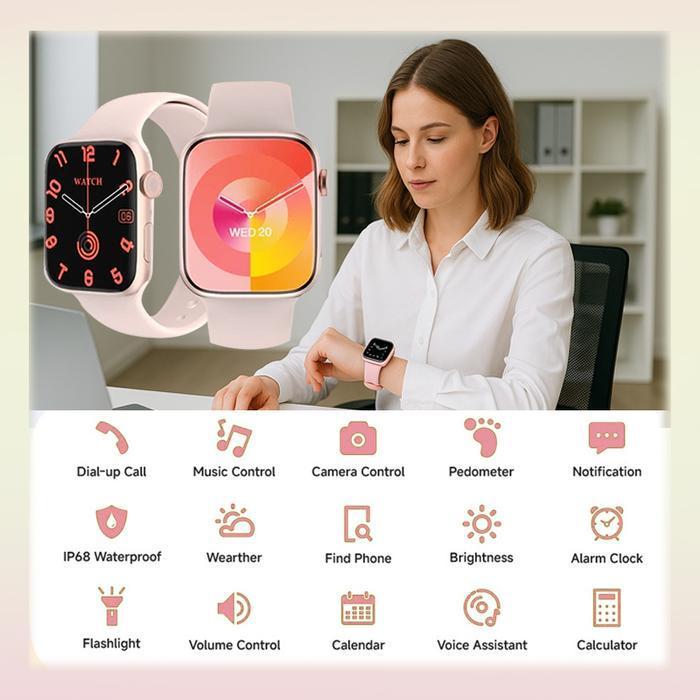 Buds Smartwatch T10 Mini Untuk Wanita – Jam Tangan Pintar Elegan Berkualitas Tinggi | Hadiah Romanti