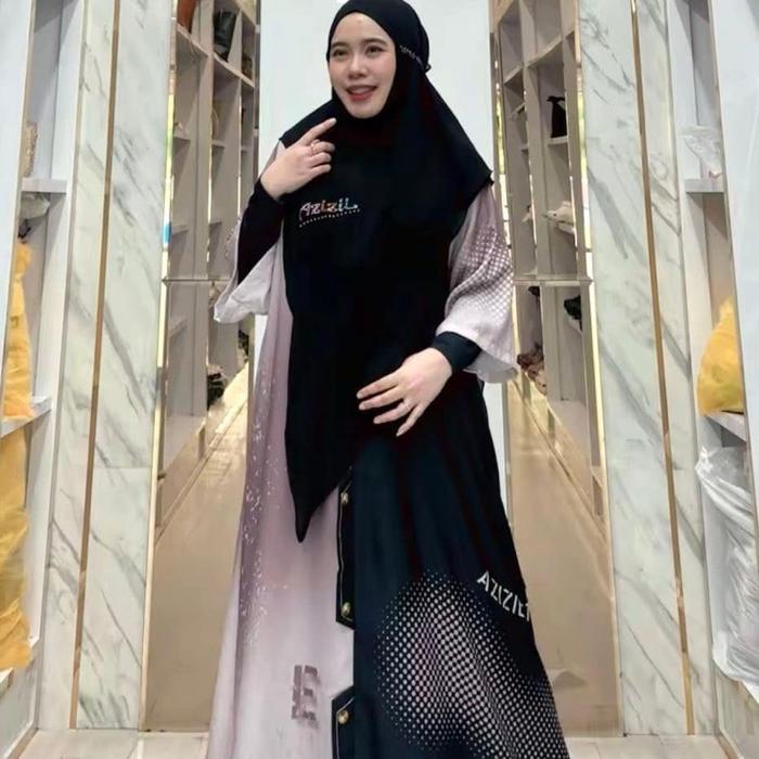 Ready Gamis set Hijab Syari Bergo BY AZIZIL