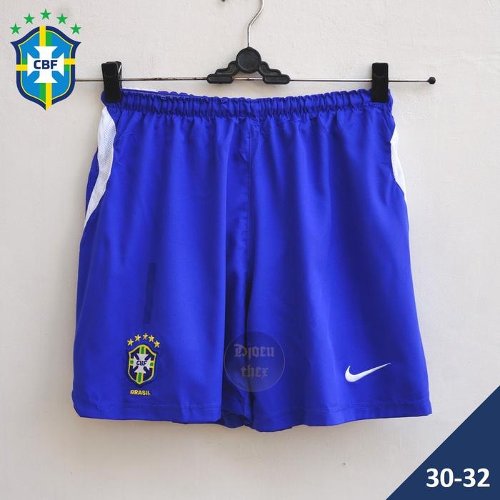 Celana Pendek Brazil Jersey Football 2004-2005 Size 30-32