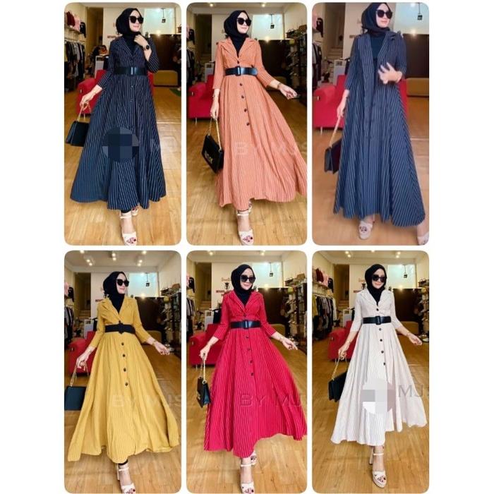 TM 8091 Dress ARRABELA import ( FREE BELT )