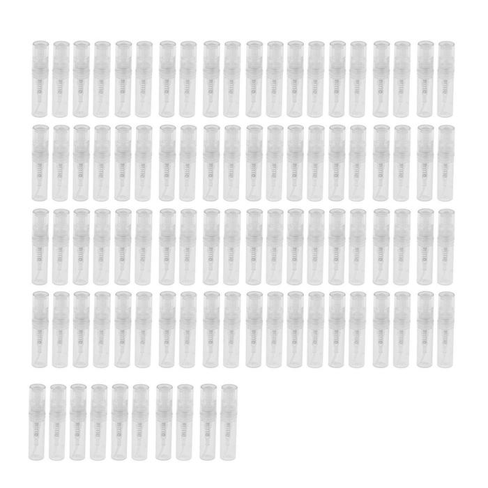 Mini Transparent 2 ML Spray Plastic Bottle Spray Perfume Empty Sample