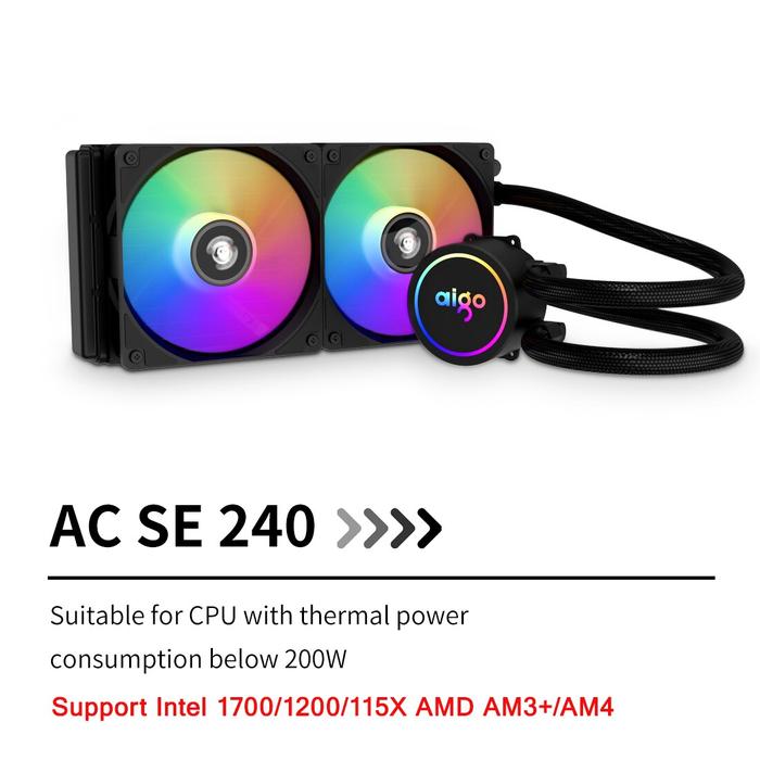 Aigo Water Cooler CPU Cooling Computer RGB Water Cooling Heatsink
