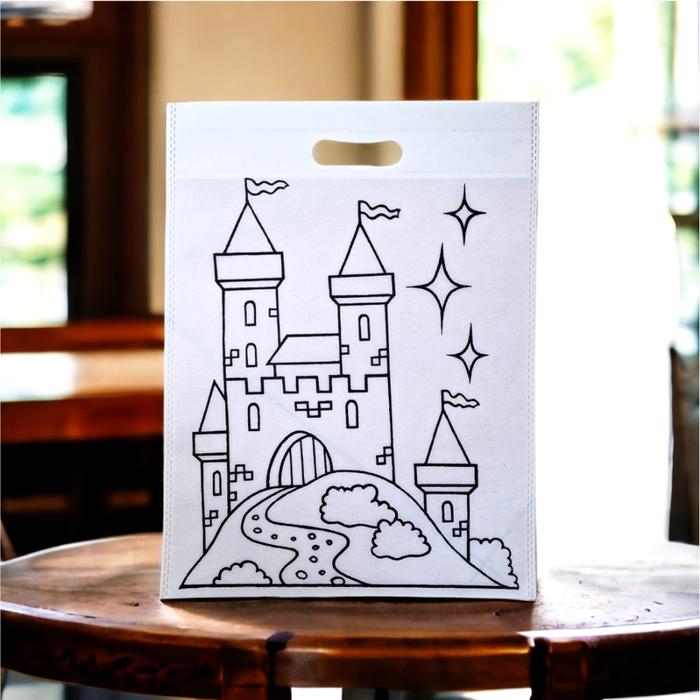 DIY Tas Lukis 30 x 40 cm - Template Paint for Kids Spunbound Gift Box