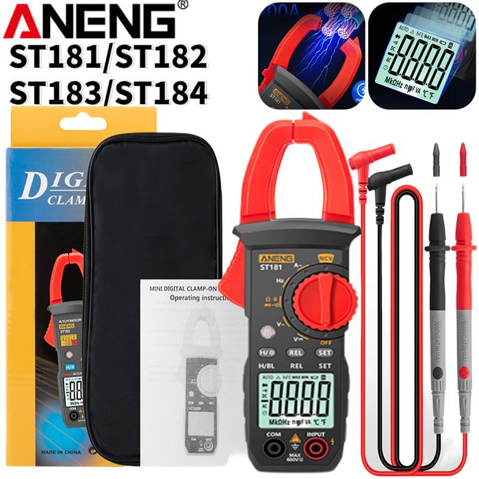 ANENG ST181 ST182 ST183 ST184 Digital Clamp Multimeter DC/AC Current