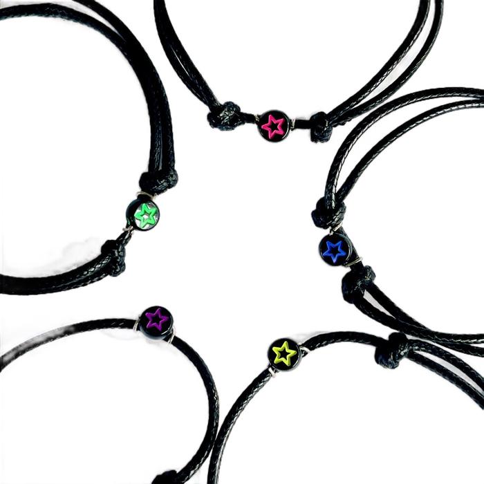 Alinstuff Gelang Serut Bintang | Gelang Sirkel | Gelang Couple Aksesoris Tali Bracelets