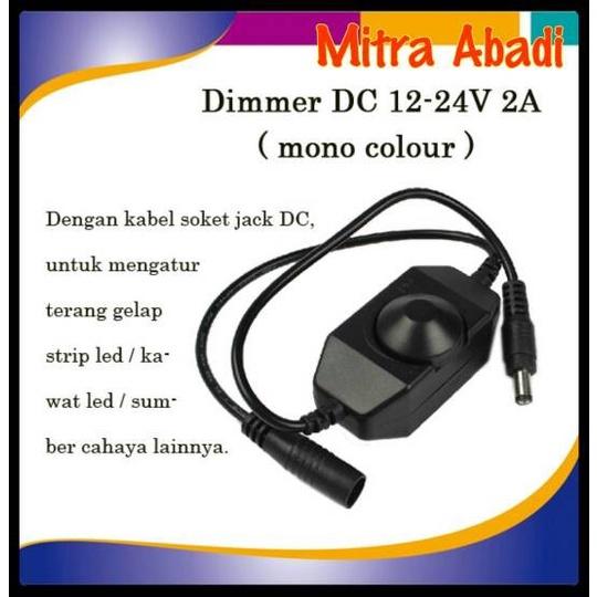 Dimmer DC 12-24V 2A Single Colour