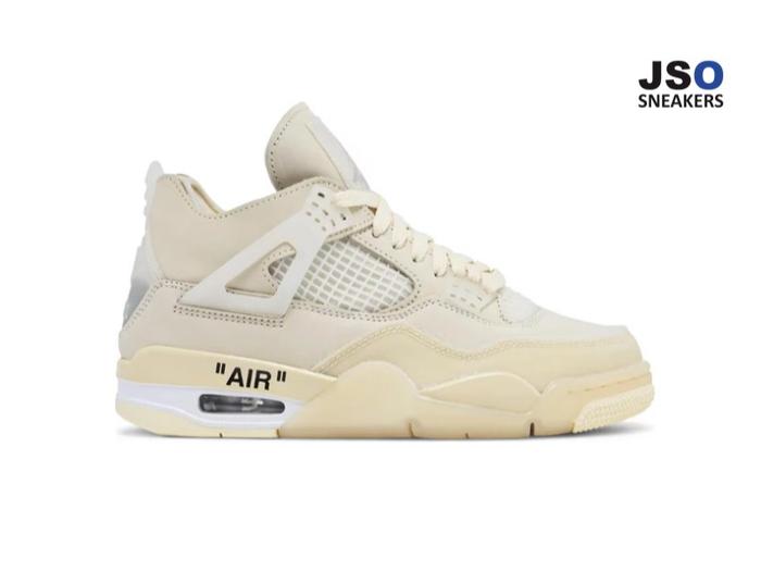 Sepatu Air Jordan 4 Retro Off-White Sail (W)(SKU : CV9388 100)