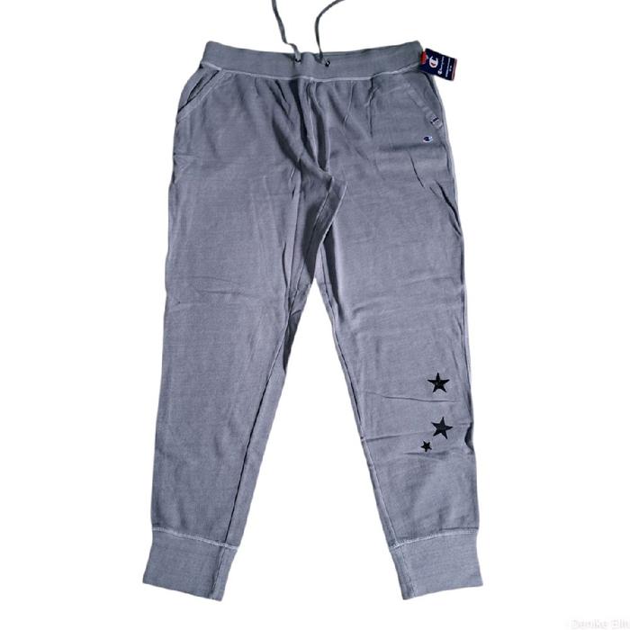 Celana Joger Pria Original Champion Authentic Athleticwear Celana Training Jogger Abu Size.L