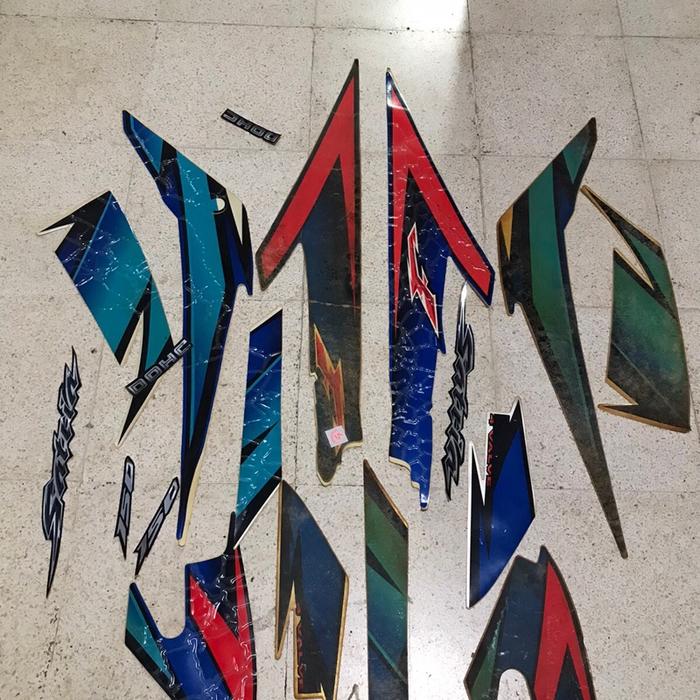 striping sticker suzuki satria FU 150 thailand tahun 2005 original