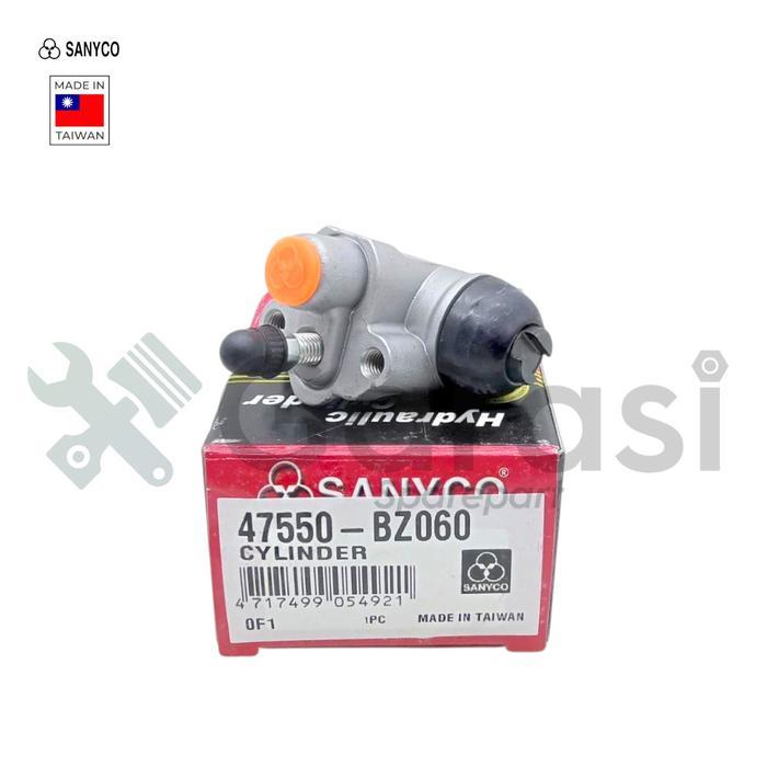 Wheel Cylinder Agya Ayla 1.0 1.2 47550-BZ060 Sanyco Silinder Master Rem Belakang Ori