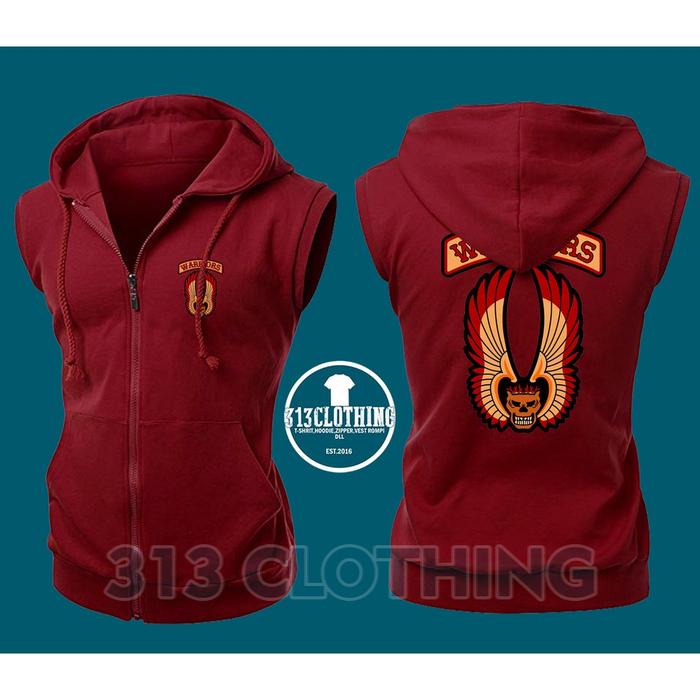 Jaket Rompi Vest Zipper The Warriors Sweater Rompi The Warriors