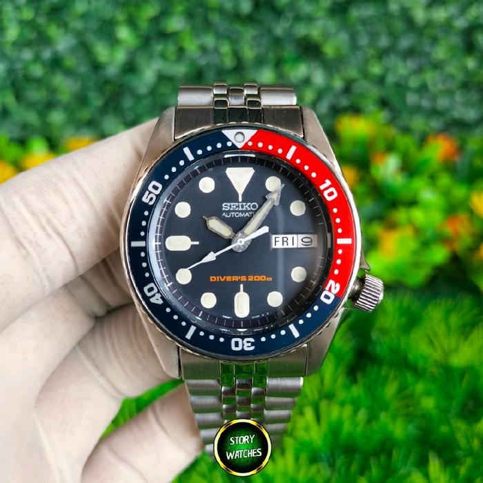 SEIKO Scuba Legend SKX015 SKX015K1 SKX015K2 Pepsi Mid Size Automatic Diver Discontinued Mini SKX009