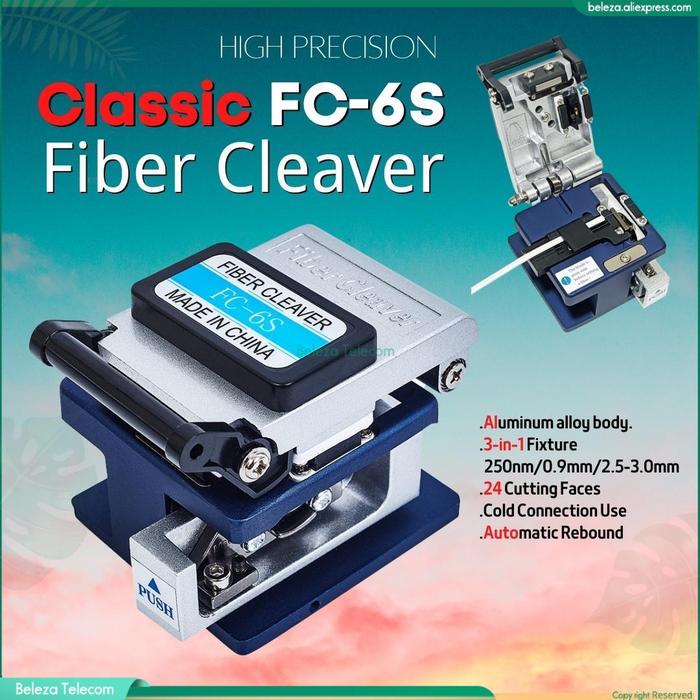Classic FC-6S FTTH Optical Fiber Cleaver metal High Precision cold