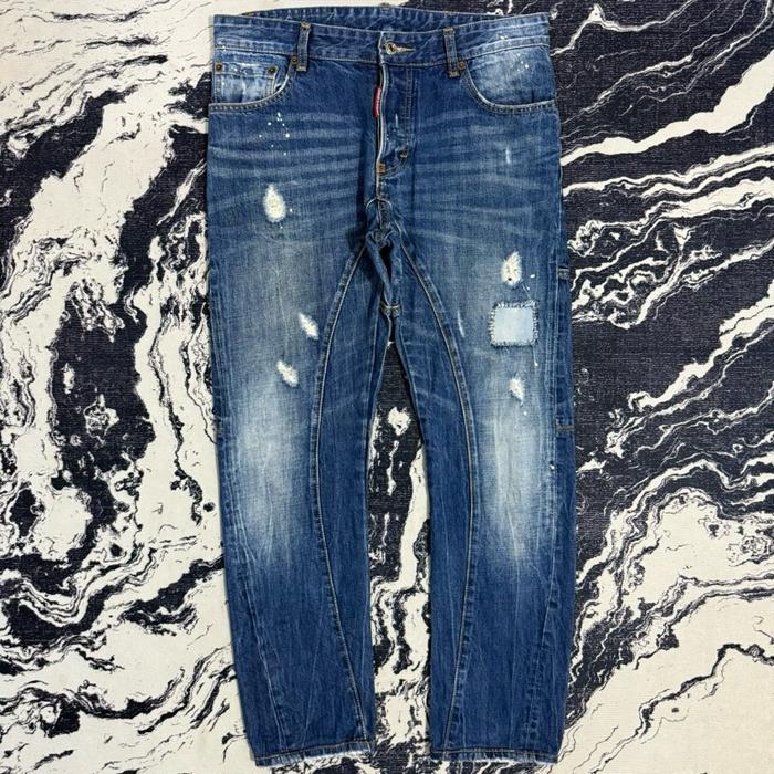 Dsquared2 bikers ripped jeans