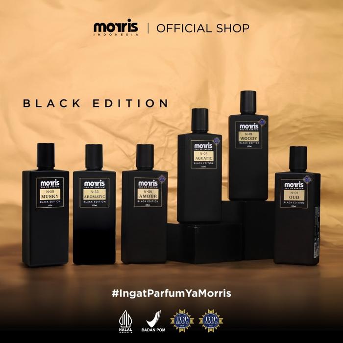 Morris Eau De Parfum Black Edition 100ml - Parfum Pria