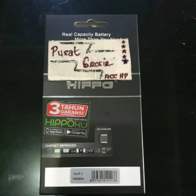 Batre baterai hippo Iphone 7 1960mah original
