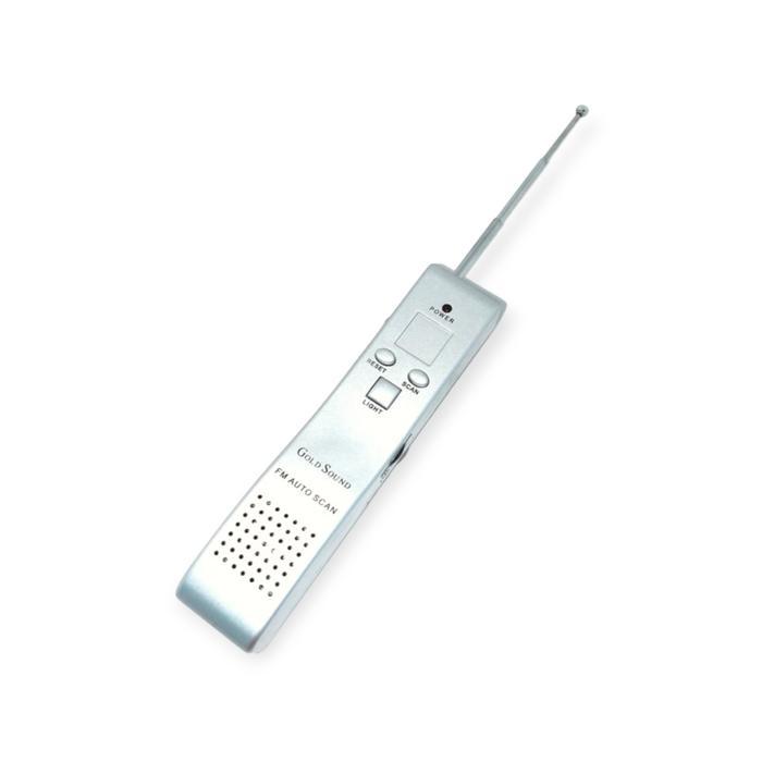 Radio FM Mini Portable Warna Silver Auto Scan