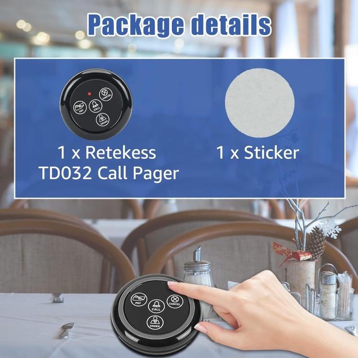 Tombol tambahan tombol meja restoran waiter waitress table call button Bell Panggil Pelayan Restoran