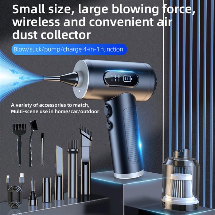 Car Vacuum Cleaner 290000Pa Strong Suction Wireless Vacuum Cleaner Handheld Vacuum Pump Cordless Rob