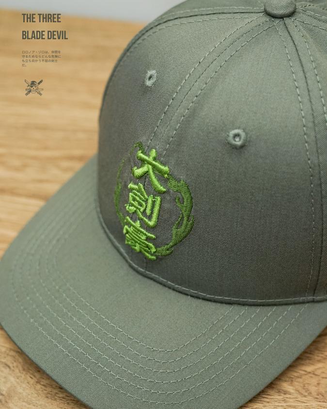 Topi Anime zoro | Ikuzo.studio |  baseball cap | Roronoa zoro | One Piece