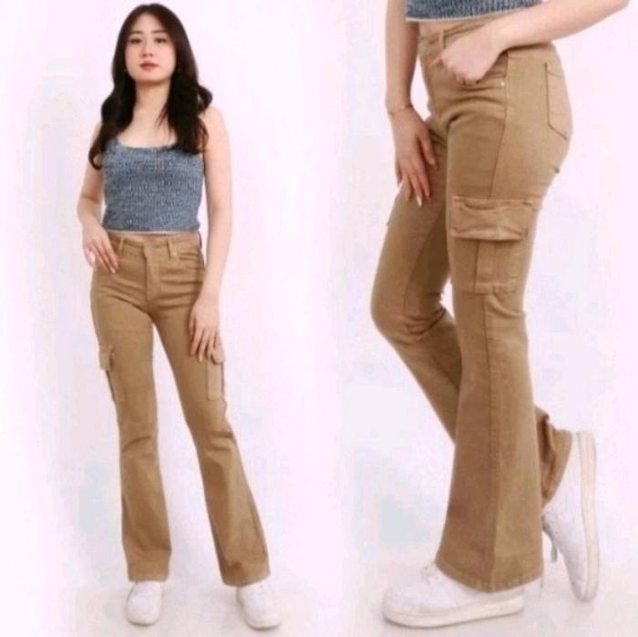CARGO CUTBRAY BAHAN COMBED DIAMOND/CARGO CUTBRAY CEWEK/CARGO CUTBRAY HIGHWAIST/CARGO CUTBRAY KUALITA