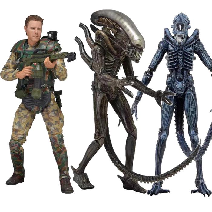 7 Inci NECA Aliens Vs Predator Sersan Craig Windrix Xenomorph Warrior