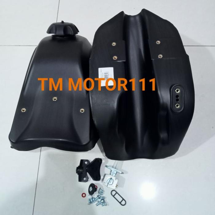 TENGKI KLX 150 KLX BF KLX DTRACKER MODIFFAN GASTANK KLX 150 RANGKA TUNGGAL TANGKI KLX TENGKI TRAIL K