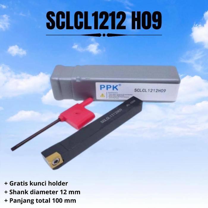 ms7 Holder Bubut kiri SCLCL 1212 09 insert CCMT09 holder SCLCL1212 H09