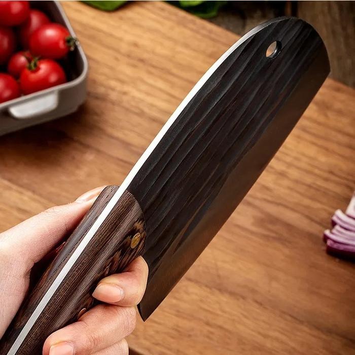 WM Pisau Daging Knife Chef Super Tajam Pencacah Tulang Daging Golok Stainless Steel