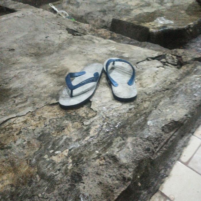 sandal sangar bisa membuat dadar gulung