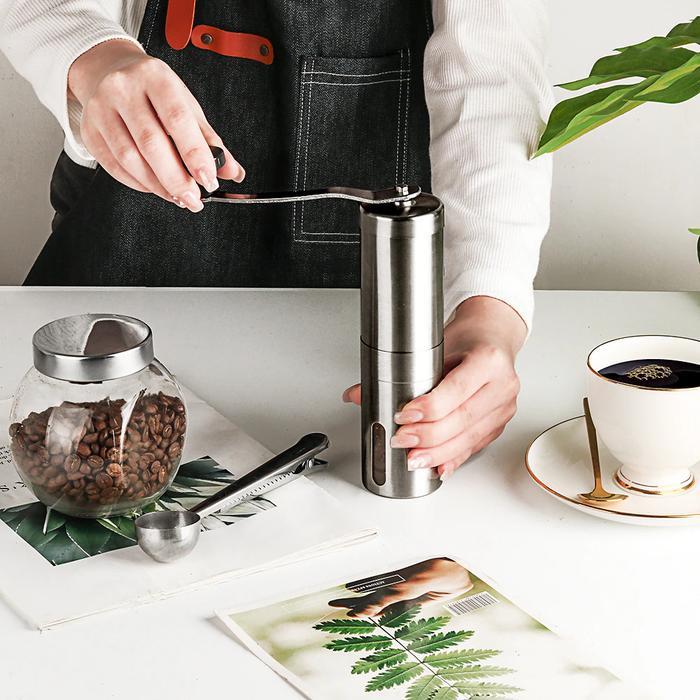 Gilingan Kopi Manual Stainless Coffee Hand Grinder Penggiling Kopi