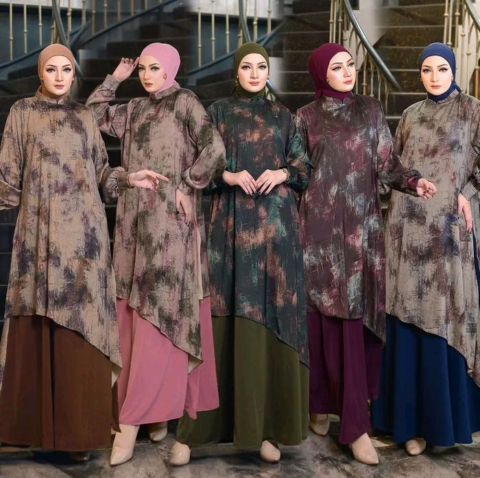 Lishana - Gamis MJ Mode BEST SELLER untuk Wanita, Desain Elegan dan Nyaman, Cocok untuk Kondangan, H