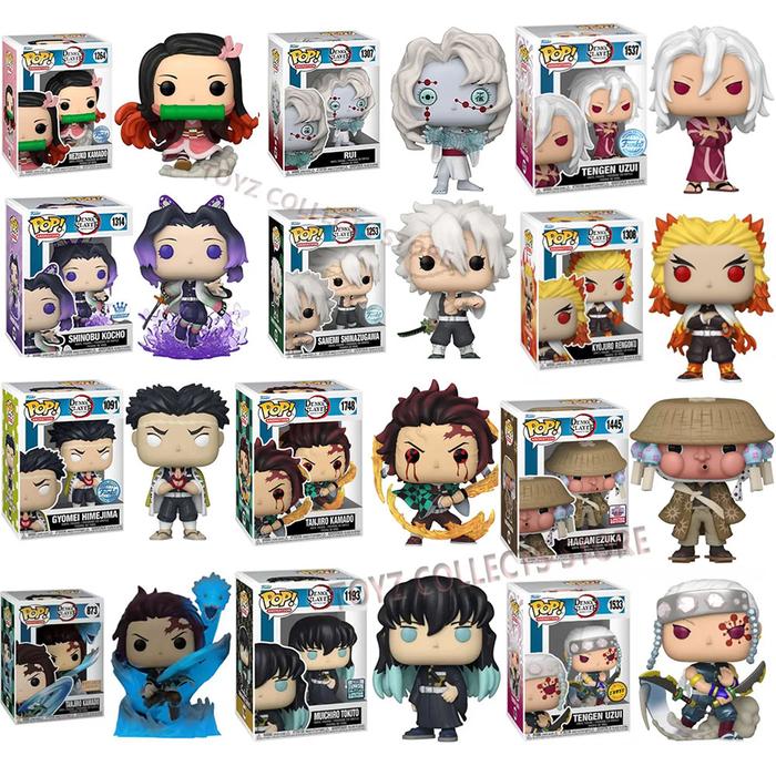 Funko Pop Demon Slayer Tanjirou Kamado Nezuko Kamado Inosuke Hashibira Zenitsu Agatsuma Vinyl Action