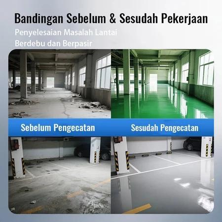 5 in 1cat epoxy lantai cat lantai epoxy lantai semen Cocok untuk lantai /pabrik/ gudang /bengkel /ka