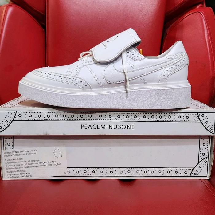 SEPATU NIKE KWONDO 1 G DRAGON TRIPLE WHITE
