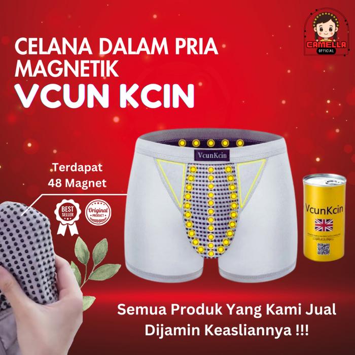 Celana Dalam Terapi Keperkasaan Kesehatan Magnet Magnetic Magnetik Pembesar Kelamin Pria Dewasa Vcun