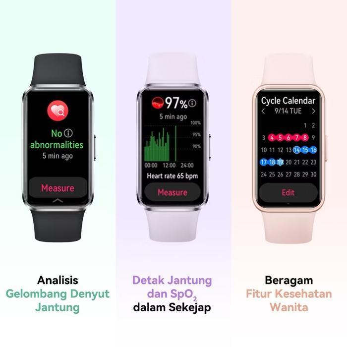 Huawei Band 10 Smartband Smart Watch Pedometer Heart Rate Spo2 Monitor Terlaris