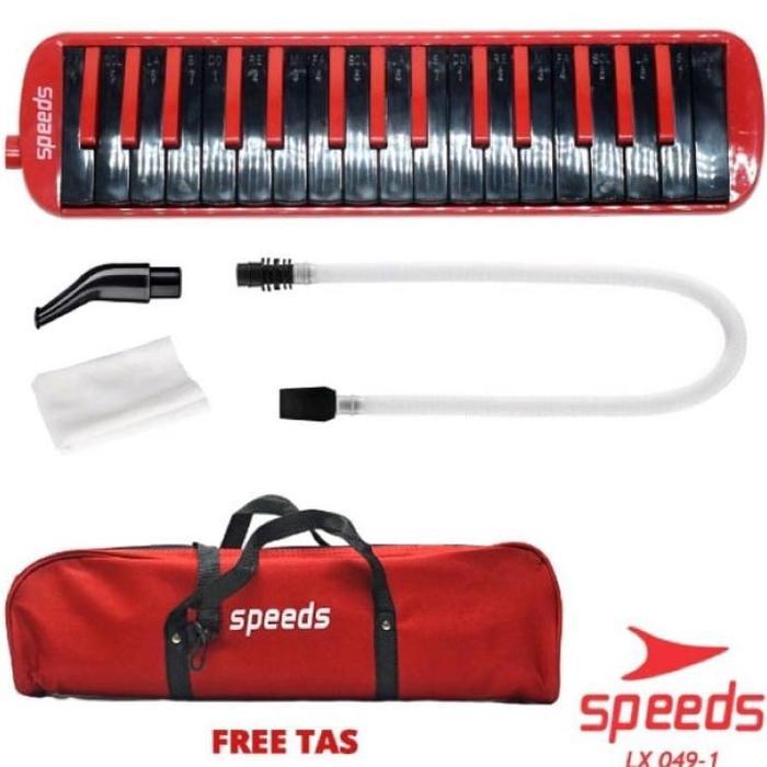 TERMURAH ALAT MUSIK PIANIKA WARNA MERAH SPEED ORIGINAL ALAT MUSIK TIUP